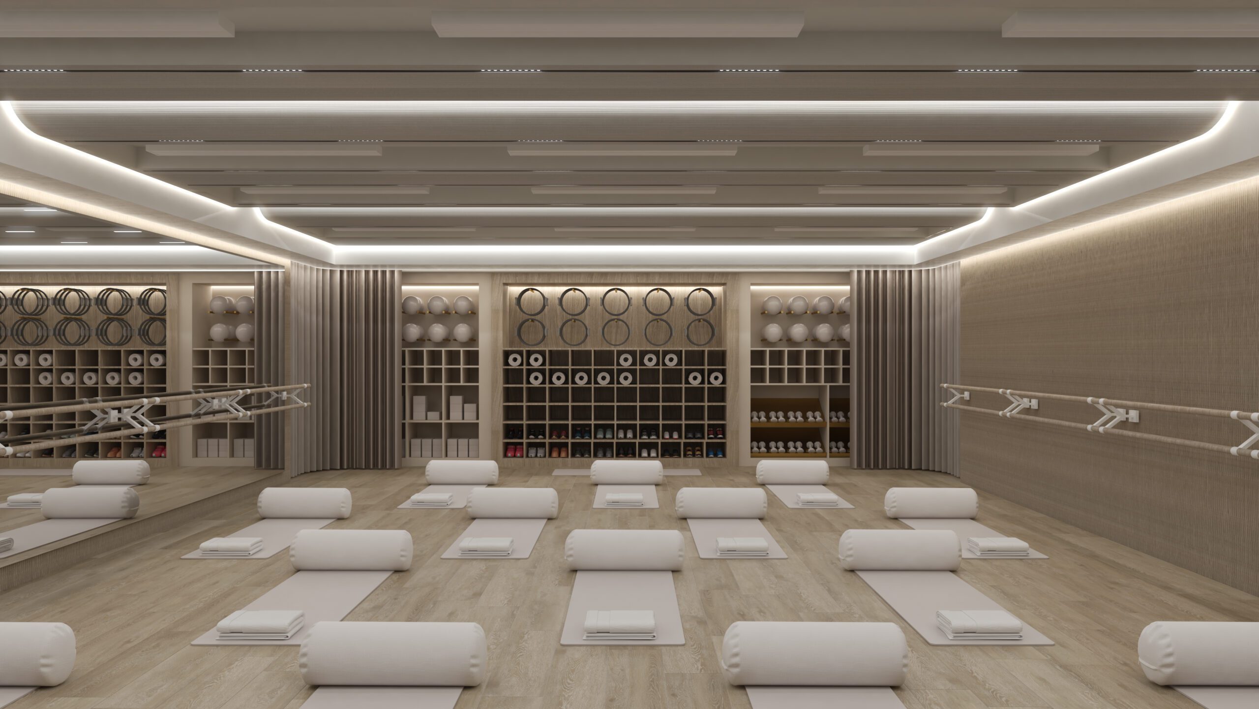 Yoga studio design